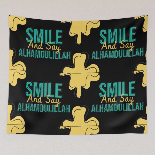 Item preview, Smile And Say Alhamdulillah designed and sold by roadtojannah.