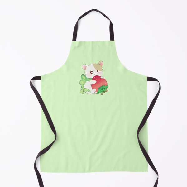 Item preview, Cute hamster holding strawberry designed and sold by Shalu Elysian.