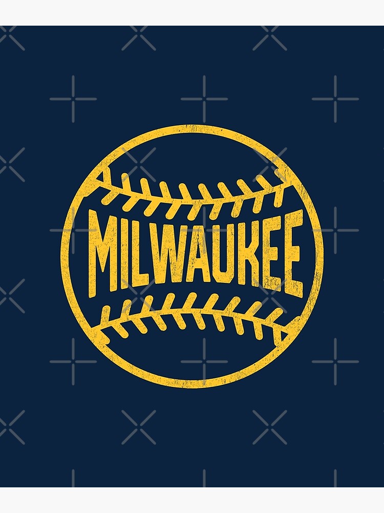 Classic Milwaukee Baseball Bat MKE Patch Classic T-Shirt for Sale by  toutwearapparel