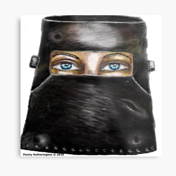 Ned's Head Metal Print