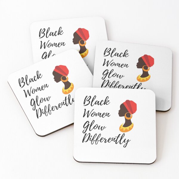 Item preview, Black Women Glow Differently designed and sold by Lorify.