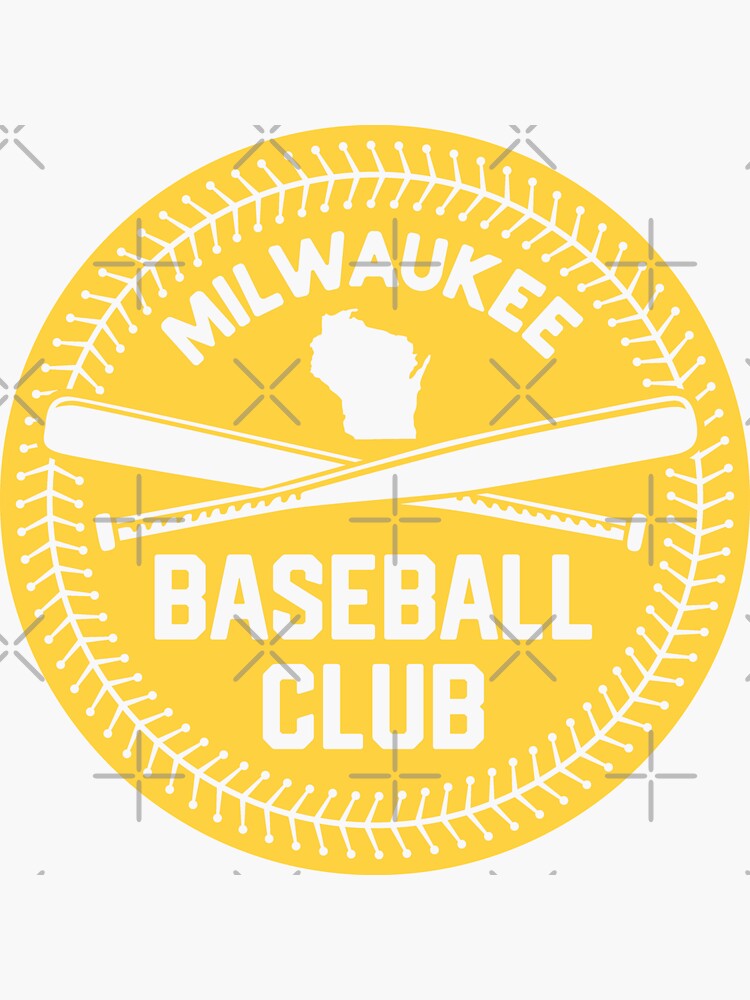 Classic Milwaukee Baseball Bat MKE Patch Classic T-Shirt for Sale by  toutwearapparel