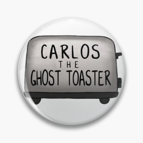 Item preview, Carlos the ghost toaster designed and sold by mbj-art.