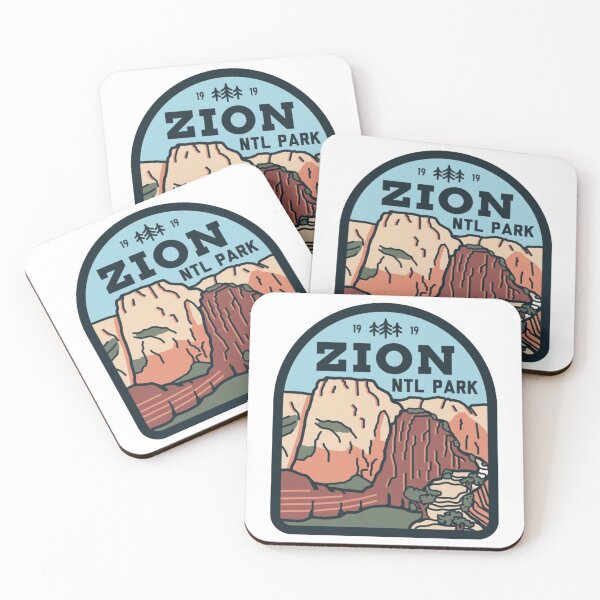 Item preview, Zion National Park Vintage Sunset Travel designed and sold by ShopDisct.