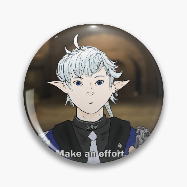 Item preview, Alphinaud Make An Effort Meme FFXIV designed and sold by carrotface.