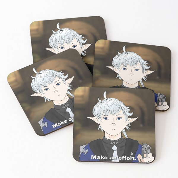 Item preview, Alphinaud Make An Effort Meme FFXIV designed and sold by carrotface.