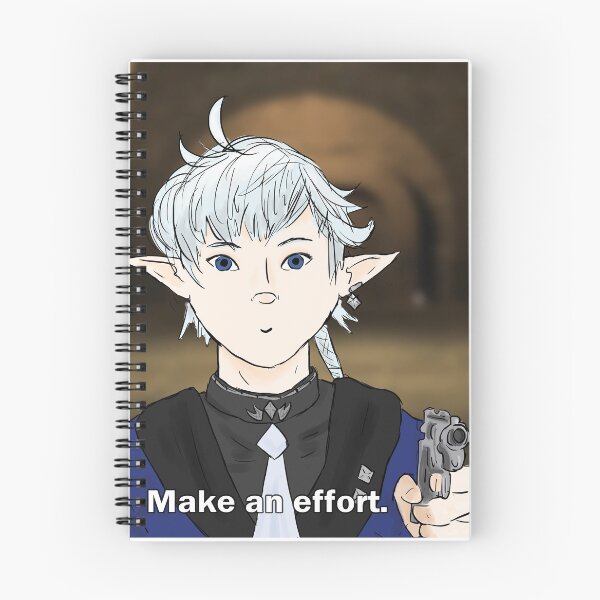 Item preview, Alphinaud Make An Effort Meme FFXIV designed and sold by carrotface.