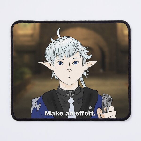 Item preview, Alphinaud Make An Effort Meme FFXIV designed and sold by carrotface.