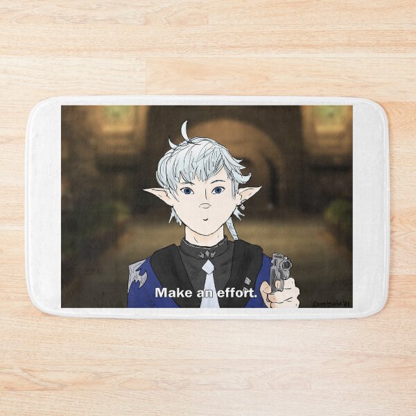 Item preview, Alphinaud Make An Effort Meme FFXIV designed and sold by carrotface.