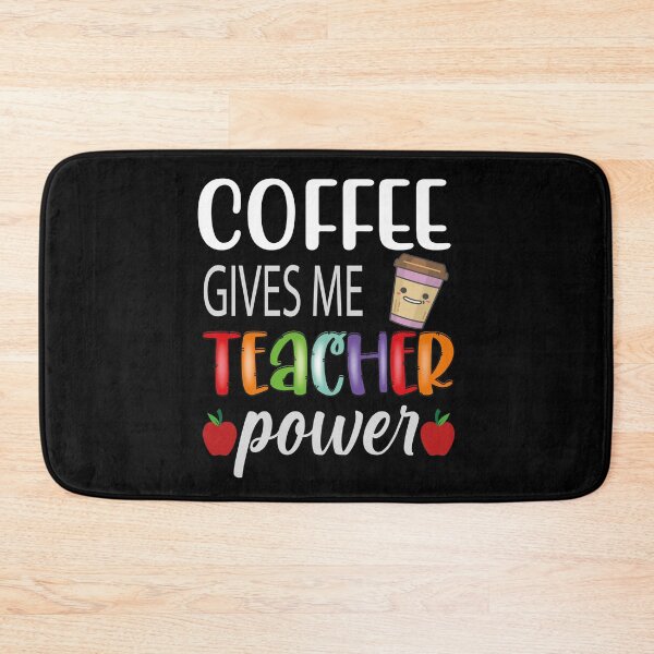 Item preview, Coffee Gives Me Teacher Powers Funny Teacher designed and sold by GINIART.