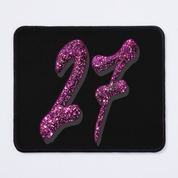 Item preview, Twenty seven 27th birthday anniversary numbers designed and sold by GlamourChick.