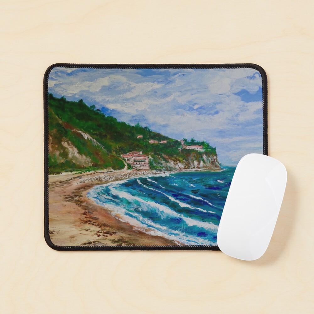 Burnout Beach, Palos Verdes Pennisula Mouse Pad