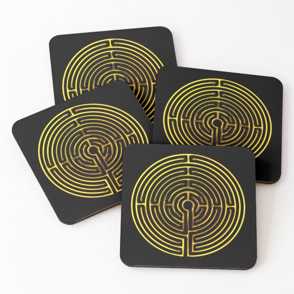 Item preview, Gold Effect Classic Labyrinth designed and sold by kernowerno.