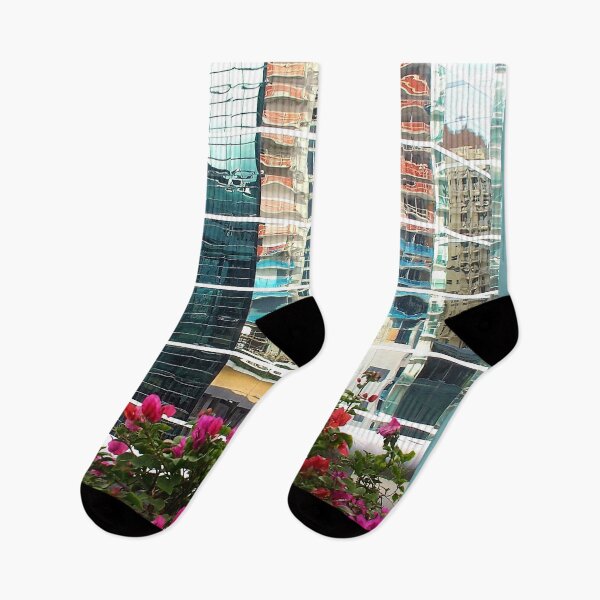Item preview, Miami Cityscape. Colorful Buildings and Reflections designed and sold by KarenZuk.