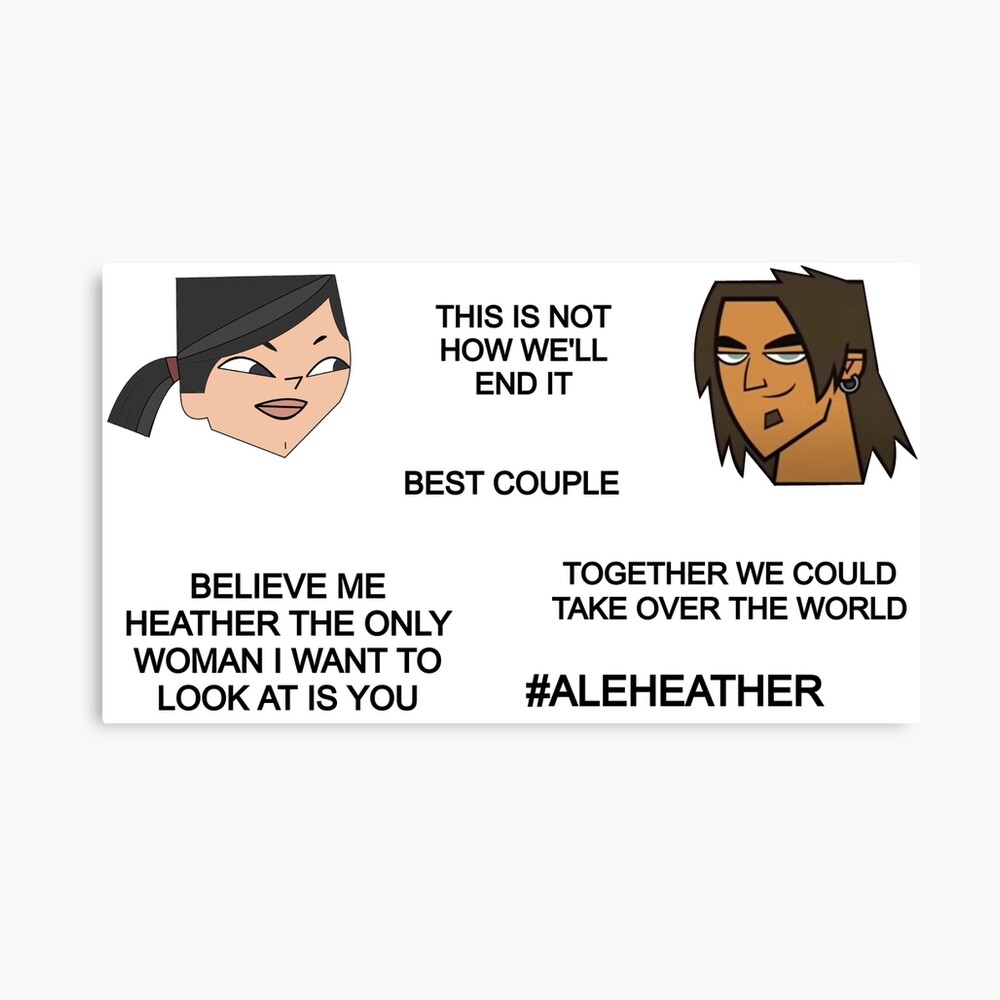 Sticker pack Alejandro x Heather (Total Drama)