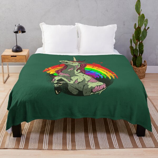 Item preview, Zombiecorn - Spooky Halloween Zombie Unicorn And Rainbow designed and sold by MnEmzStudio.