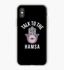 Talk To The Hamsa iPhone Case