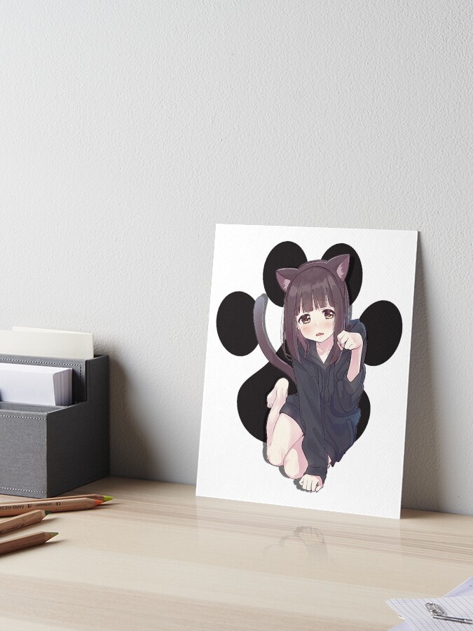 Cute girl menhera kurumi | Art Board Print