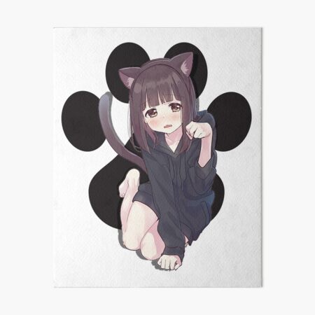 Cute girl menhera kurumi | Art Board Print