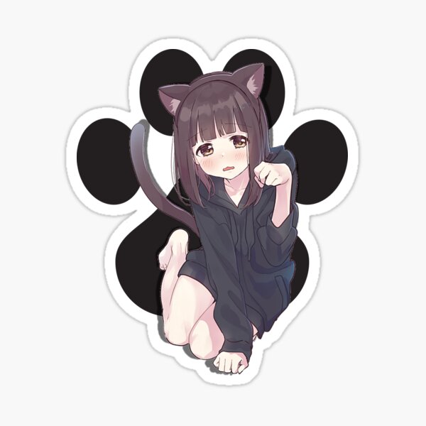 Menhera-chan peeker - Peeking anime girl | Sticker