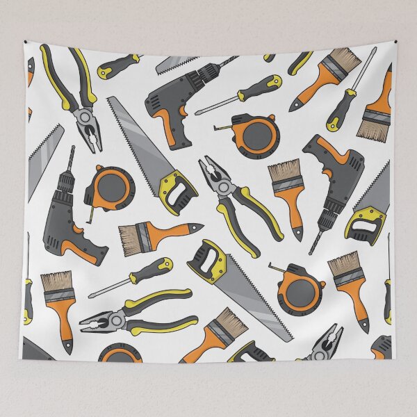Item preview, Common Tools for electrician, carpenter, plumber designed and sold by EngineersArt.