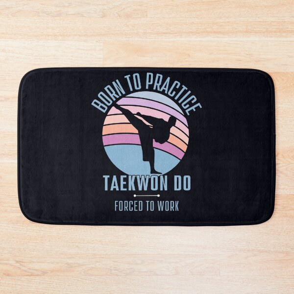 Item preview, Born To Practice Taekwon-Do - Forced To Work Male Martial Artist designed and sold by madtoyman.