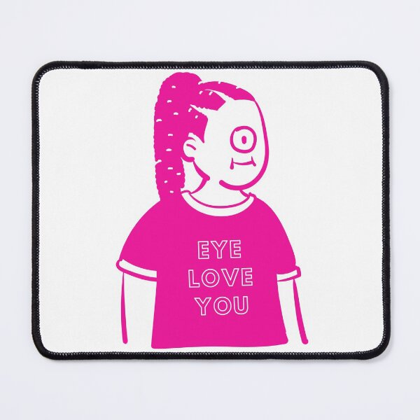 Item preview, Eye Love You- Happy Valentine's Day (Girl Cyclops Two) Pink designed and sold by killjoyfucker.
