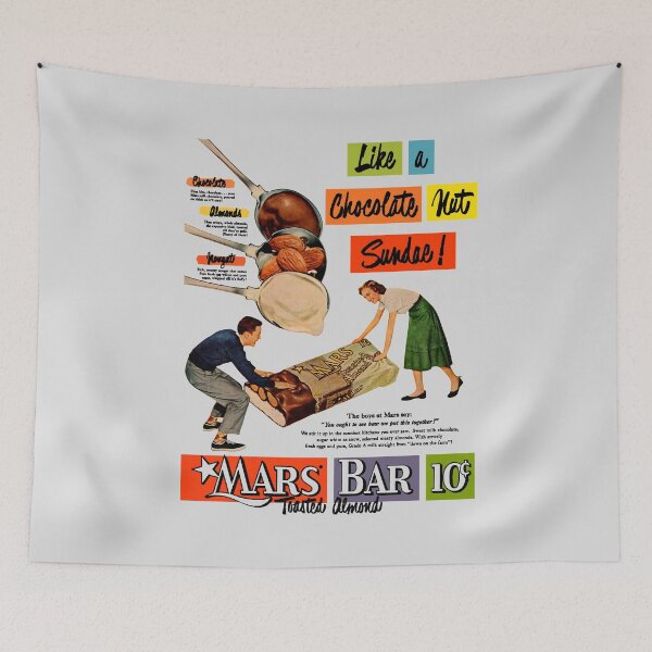 Item preview, CHOCOLATE BAR - ADVERT designed and sold by ThrowbackAds.
