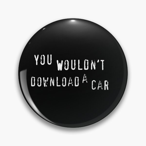 Item preview, You Wouldn't Download a Car - Funny Meme Prank Bumper Sticker - Birthday Gift For Boy Girl Friend designed and sold by Drawshi.