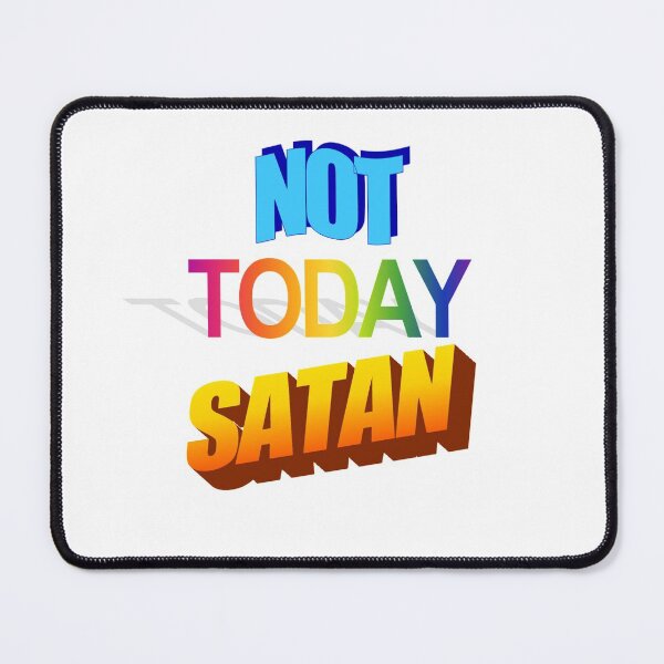 Item preview, not today satan designed and sold by Provocadores.