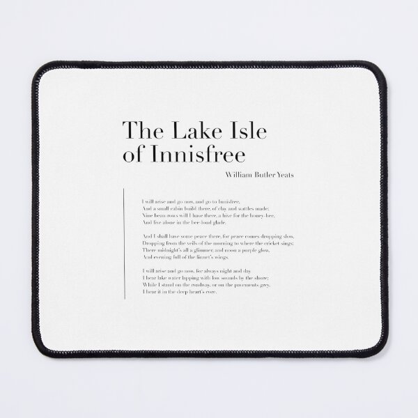 Item preview, The Lake Isle of Innisfree by William Butler Yeats designed and sold by wisemagpie.