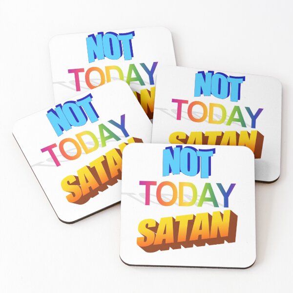 Item preview, not today satan designed and sold by Provocadores.