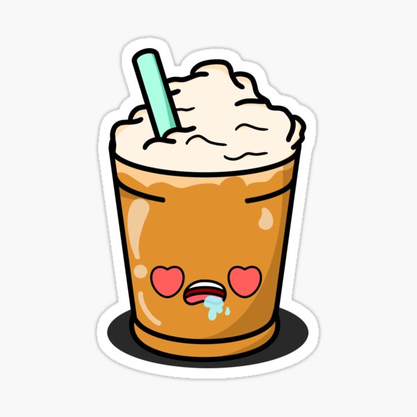 Cute Kawaii Iced Coffee Sticker for Sale by LineFriend