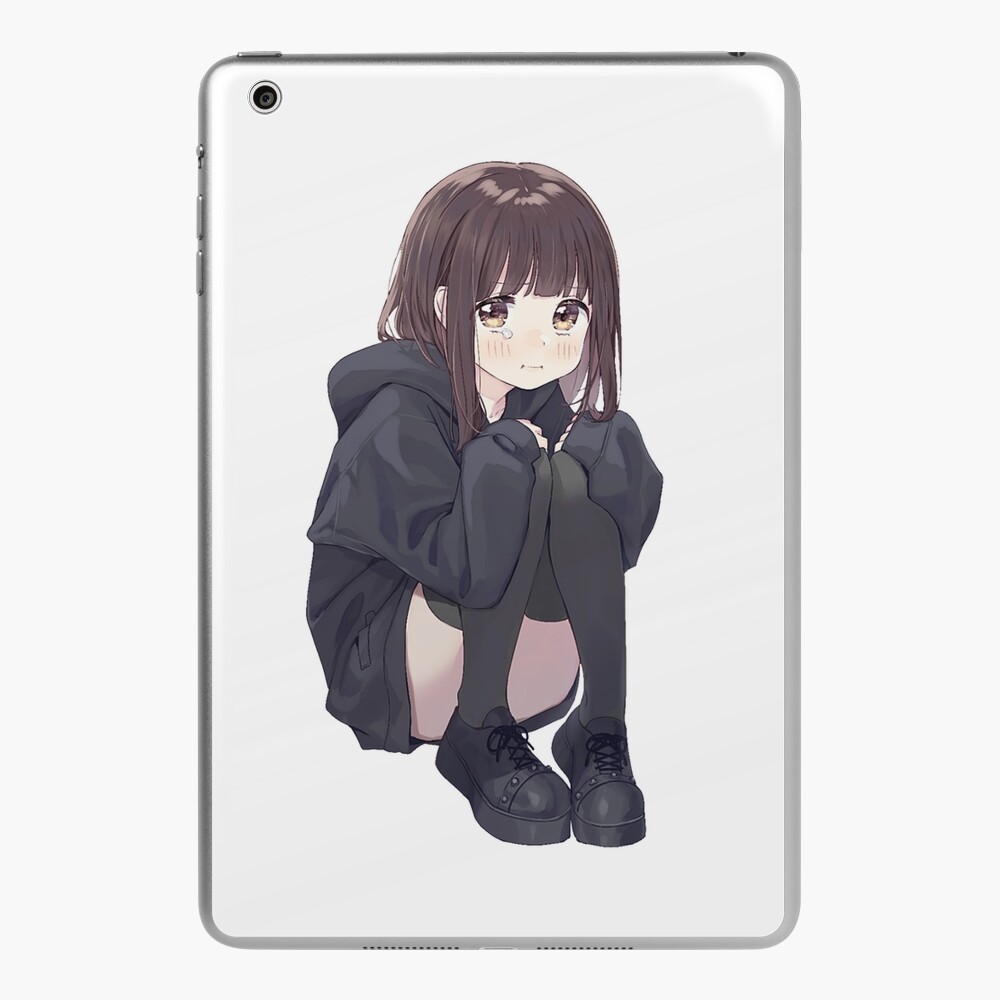 Anime Menhera chan sad why | Photographic Print