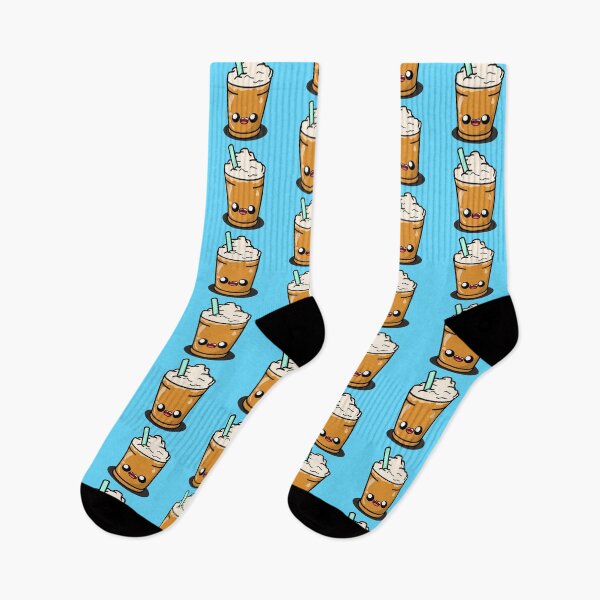 Item preview, Cute Cartoon Iced Coffee || Kawaii || Send Help I Got A Coffee Addiction designed and sold by cookingwithten.