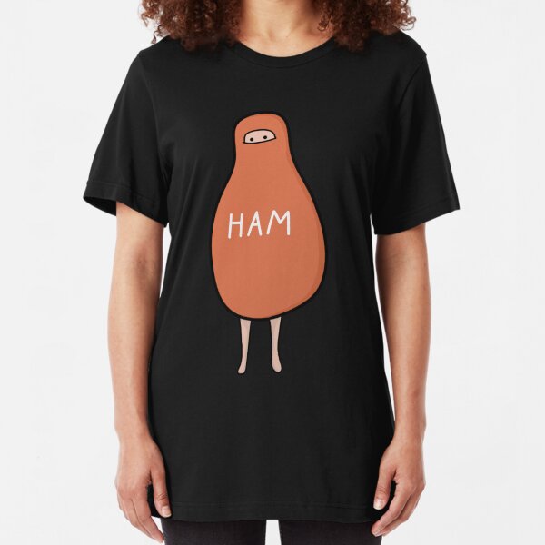 Ham : To Kill A Mockingbird Literally Scout Ham Halloween Costume Slim Fit T-Shirt
