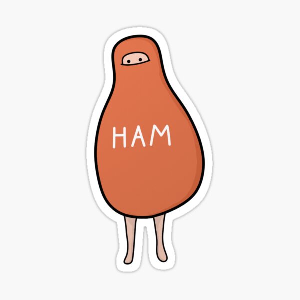 Ham : To Kill A Mockingbird Original Literally Scout Ham Halloween Costume Sticker
