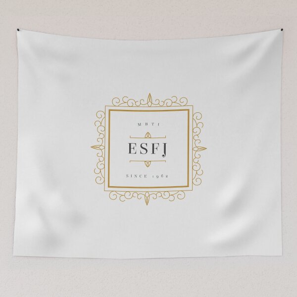Item preview, ESFJ Ornamental Insignia (white) designed and sold by eilamona.