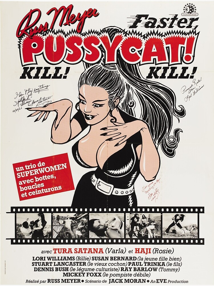 Faster Pussycat Kill Kill Poster For Sale By Sikjo Redbubble 9161