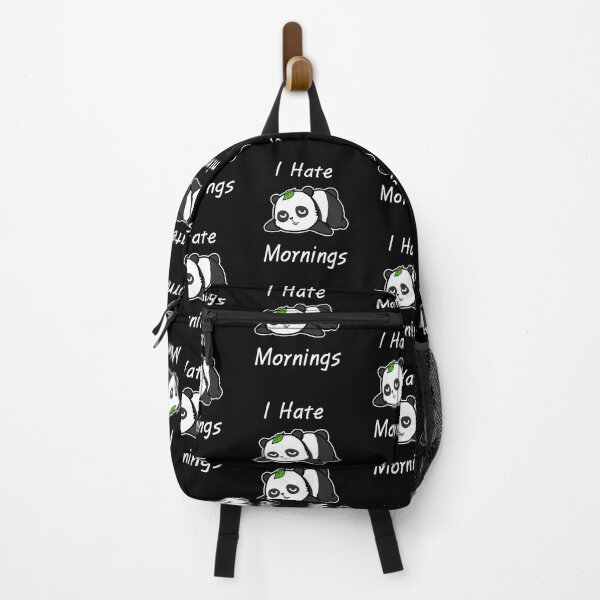 Item preview, Cute Panda Design 'Hate Mornings Lazy' Funny Graphic designed and sold by Noodle Doodle.
