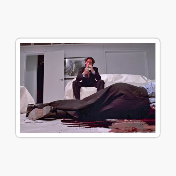 Psycho américain Sticker