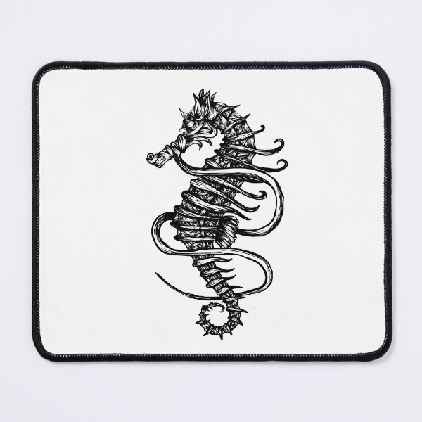 Item preview, Seahorse bw  designed and sold by fakeface.