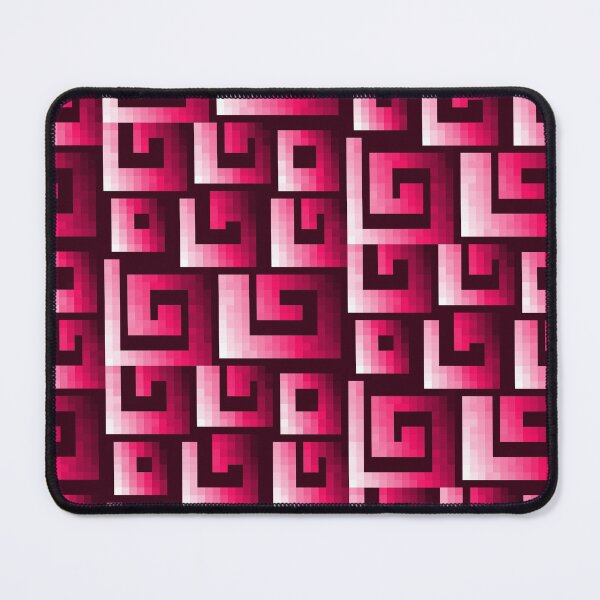 Item preview, Swirly Red Pixel Pattern designed and sold by rin3d .