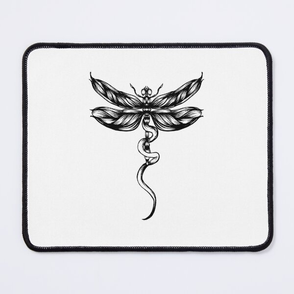 Item preview, Dragonfly  bw designed and sold by fakeface.