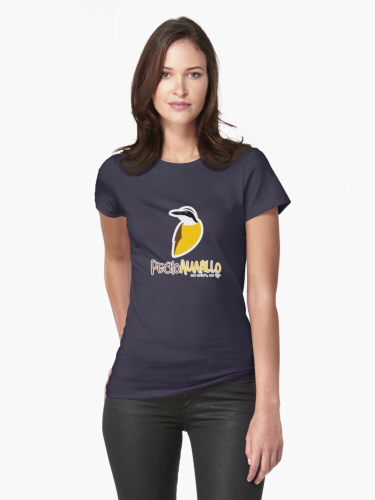 Thumbnail 1 of 3, Fitted T-Shirt, Pecho Amarillo designed and sold by Pecho Amarillo.