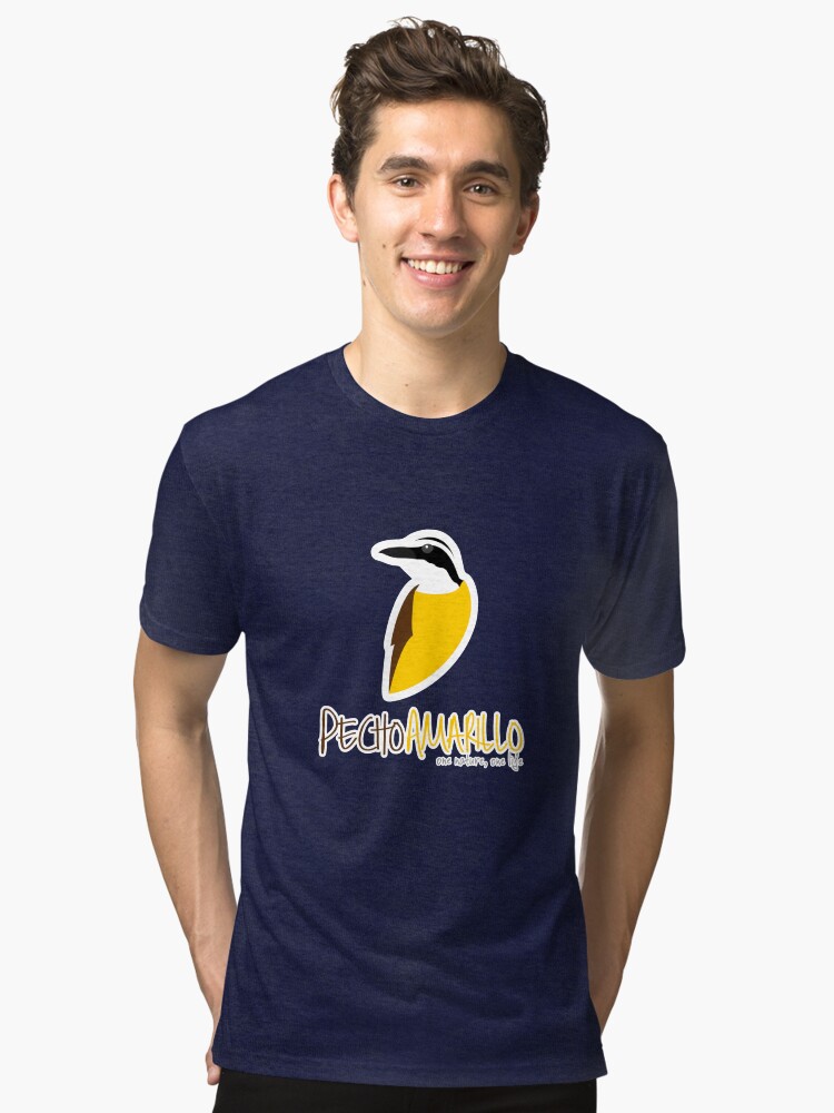 Thumbnail 1 of 6, Tri-blend T-Shirt, Pecho Amarillo designed and sold by Pecho Amarillo.