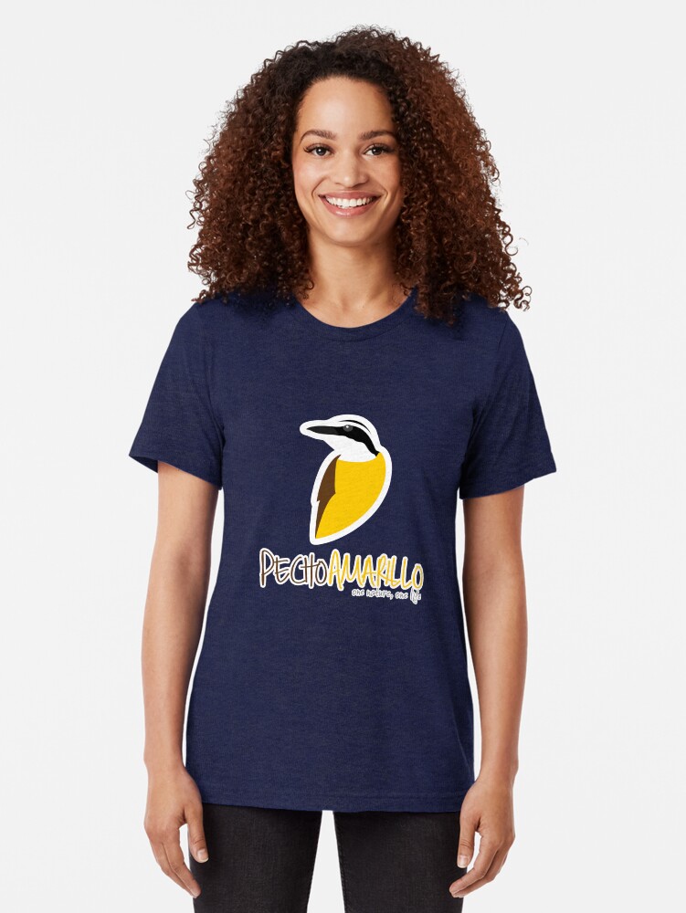 Thumbnail 2 of 6, Tri-blend T-Shirt, Pecho Amarillo designed and sold by Pecho Amarillo.