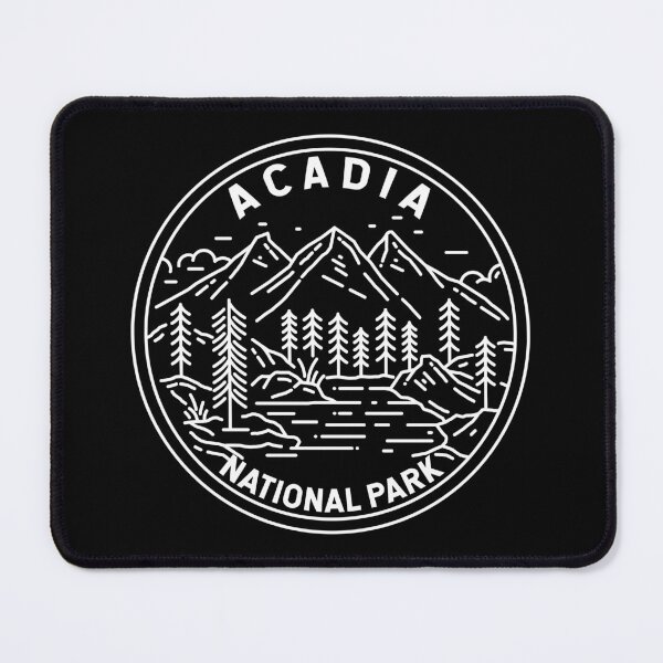 Item preview, Acadia National Park Maine Monoline designed and sold by KrisSidDesigns.