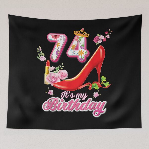 Item preview, It's My Birthday 74 Year Old Sexy And Fabulous 74th Pink  designed and sold by janetconnie8l.