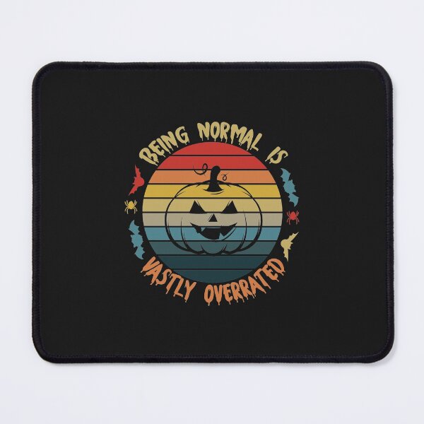Item preview, Being normal is vastly overrated - vintage retro pumpkin Funny Quote halloween lover Men Women Boys Girls Kids Birthday Gift designed and sold by ChanUus.